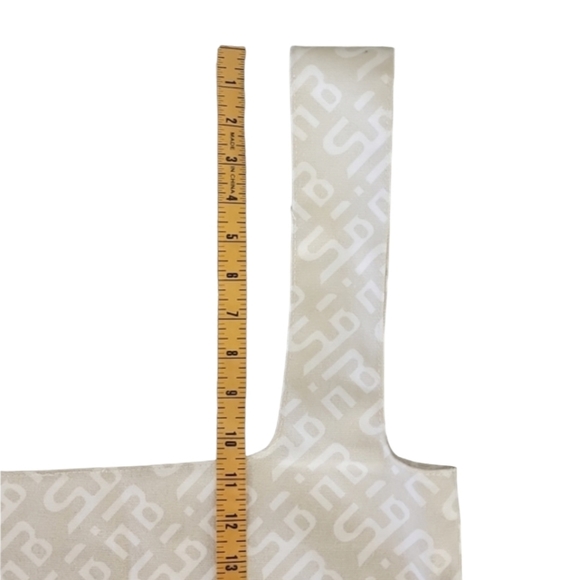 SWEATY BETTY x HALLE BERRY Logo Canvas Cotton Tote Bag Purse Carryall Gym Travel - Picture 13 of 16